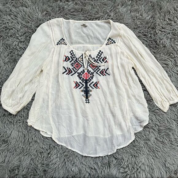 Ecote Boho Top, Size Small - Picture 1 of 6